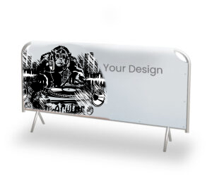 Tapahtuma-aitabanneri Yleisöaitahuppu Polyester 200 x 180 cm printtitehdas fi