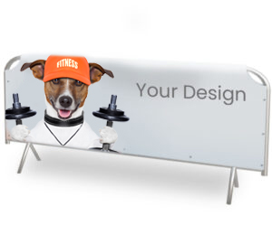 Tapahtuma-aitabanneri Yleisöaitahuppu Stretch 250 x 180 cm-printtitehdas fi